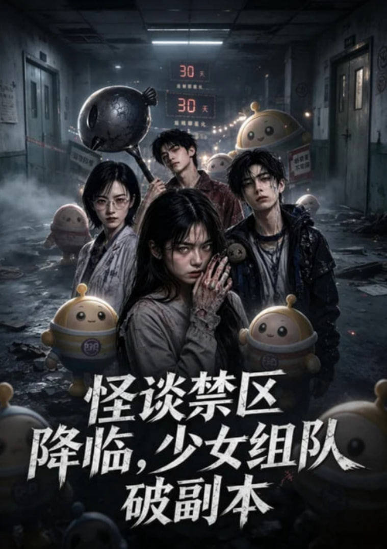 怪谈禁区降临，少女组队破解副本(全集)